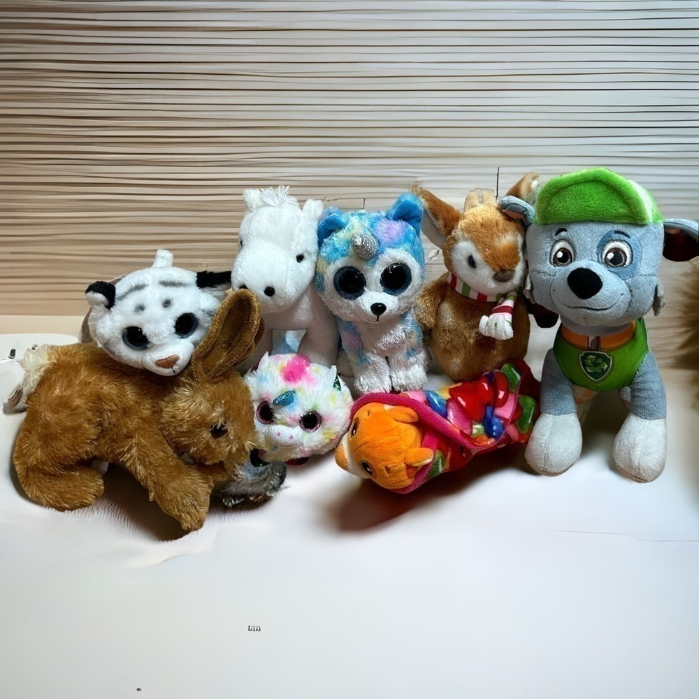 Stuffed Animal Bundle Paw Patrol Rocky TY Harmonie Tundra Helena Douglas